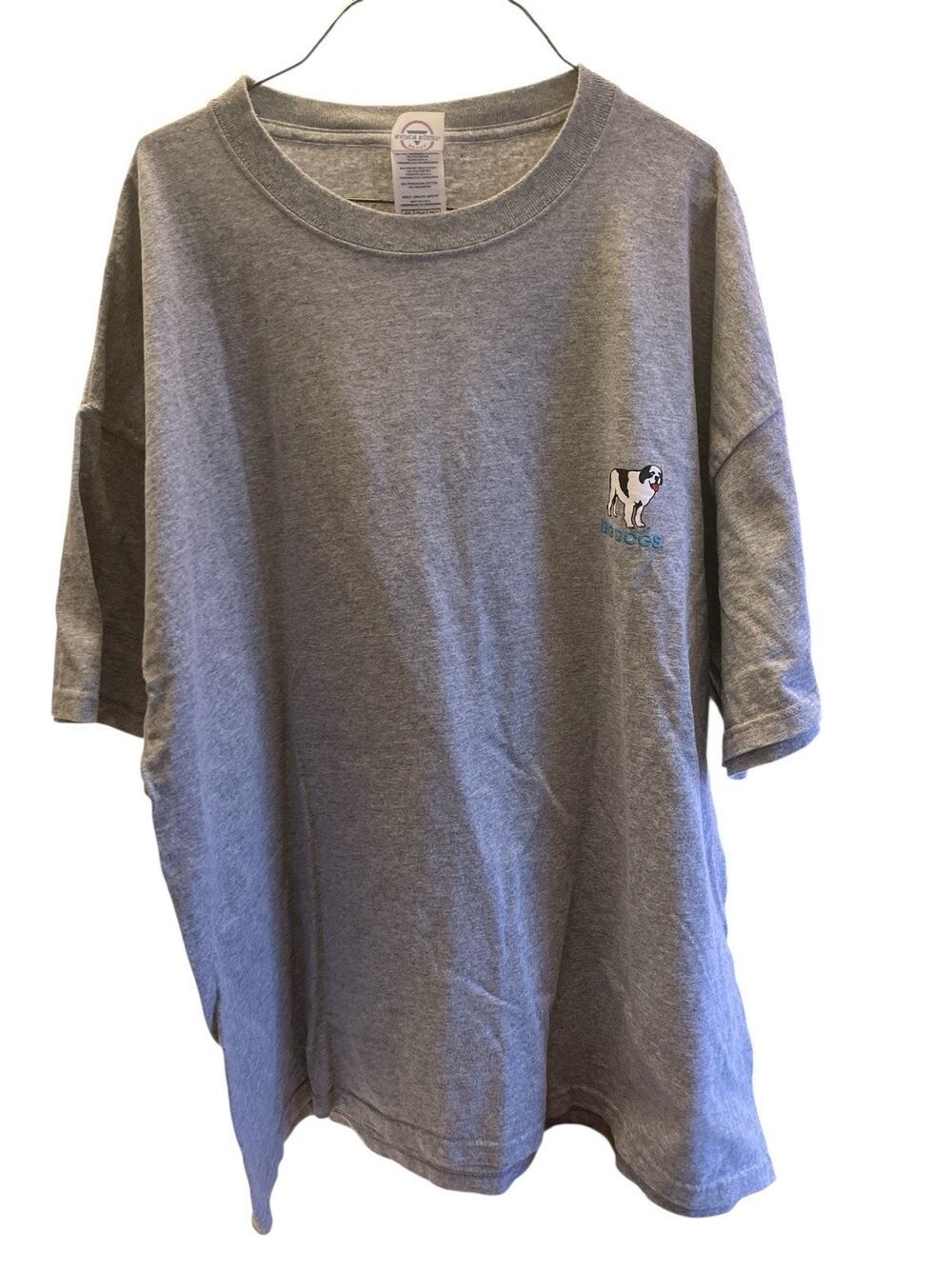 DELTA MAGNUM WEIGHT 2XL GRAY TEE THE BIG KAHUNA GRAPHIC ON BACK